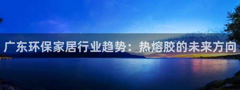 最好的usdt钱包软件下载：广东环保家居行业趋势：热熔胶的未