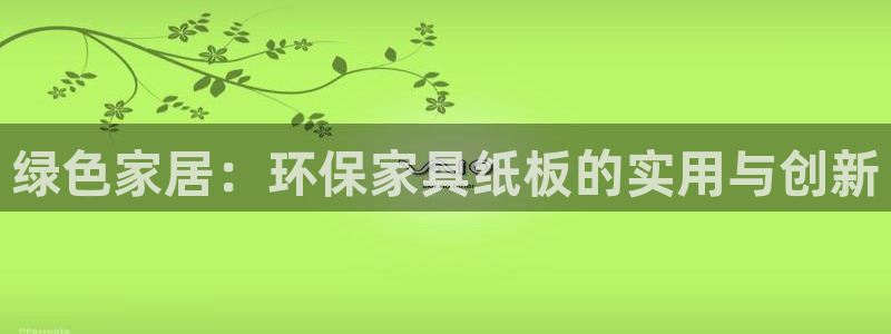 USDT钱包地址格式：绿色家居：环保家具纸板的实用与创新