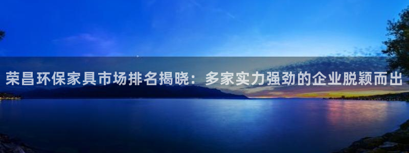 usdt这几天为什么提现不了：荣昌环保家具市场排名揭晓：多家